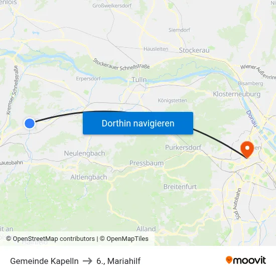 Gemeinde Kapelln to 6., Mariahilf map