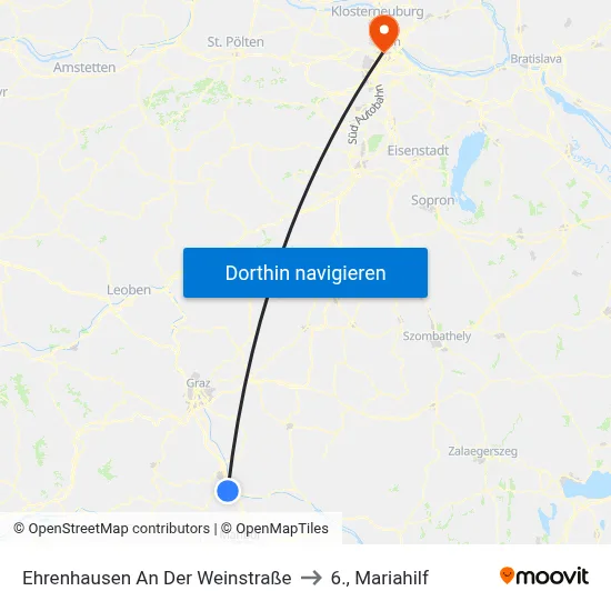 Ehrenhausen An Der Weinstraße to 6., Mariahilf map