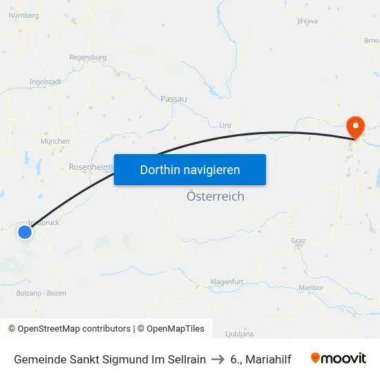 Gemeinde Sankt Sigmund Im Sellrain to 6., Mariahilf map