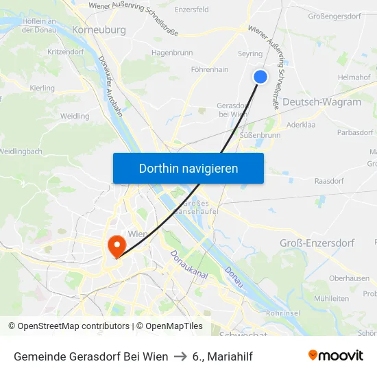 Gemeinde Gerasdorf Bei Wien to 6., Mariahilf map