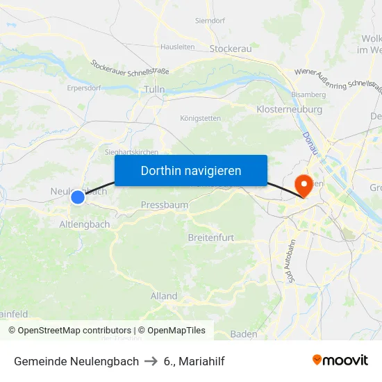 Gemeinde Neulengbach to 6., Mariahilf map