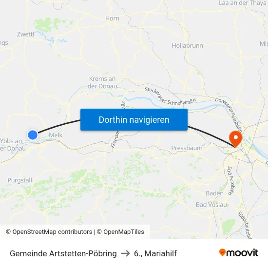 Gemeinde Artstetten-Pöbring to 6., Mariahilf map