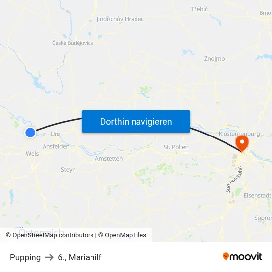 Pupping to 6., Mariahilf map