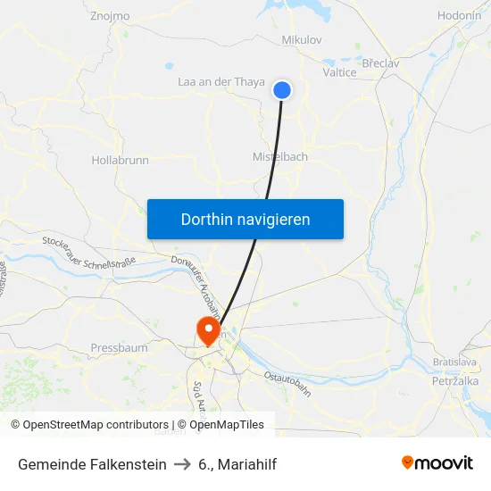 Gemeinde Falkenstein to 6., Mariahilf map