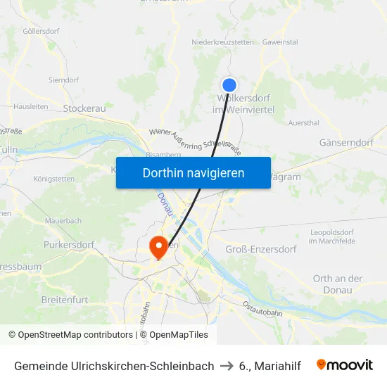 Gemeinde Ulrichskirchen-Schleinbach to 6., Mariahilf map