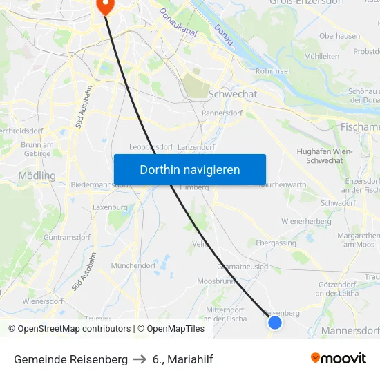 Gemeinde Reisenberg to 6., Mariahilf map