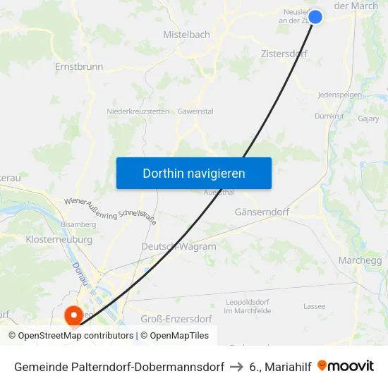 Gemeinde Palterndorf-Dobermannsdorf to 6., Mariahilf map