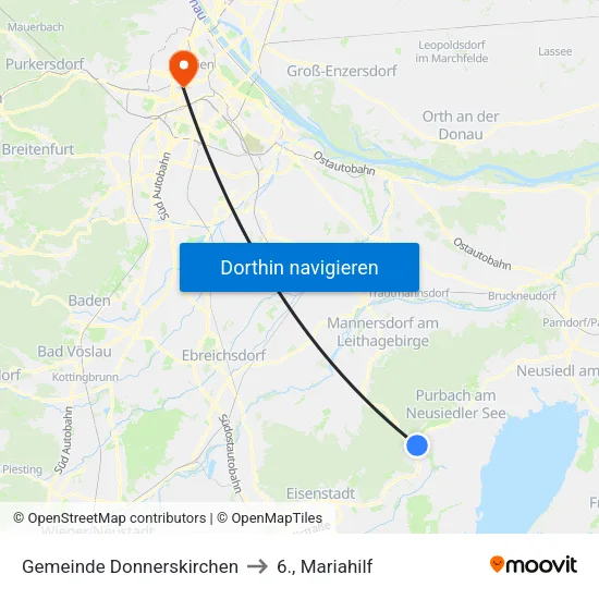 Gemeinde Donnerskirchen to 6., Mariahilf map