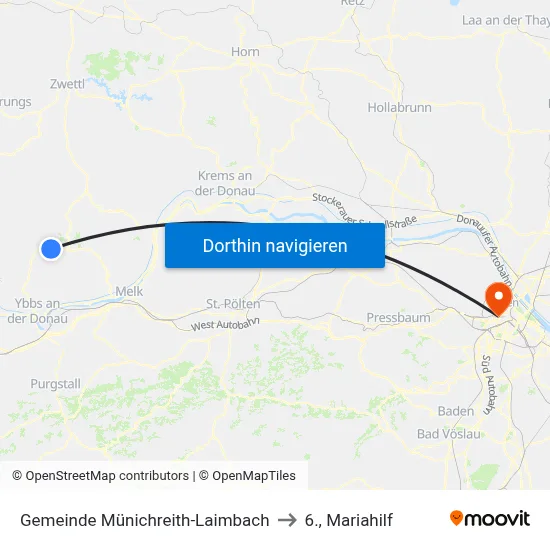 Gemeinde Münichreith-Laimbach to 6., Mariahilf map