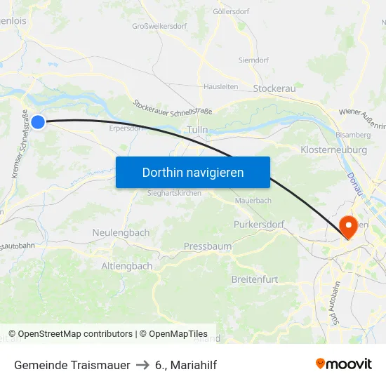 Gemeinde Traismauer to 6., Mariahilf map
