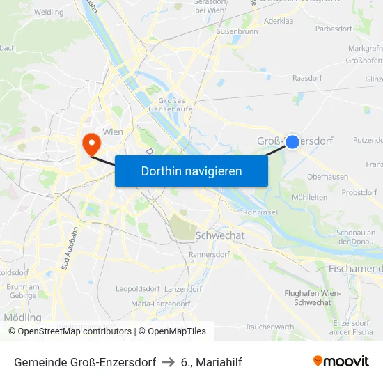 Gemeinde Groß-Enzersdorf to 6., Mariahilf map