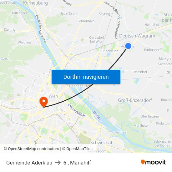 Gemeinde Aderklaa to 6., Mariahilf map