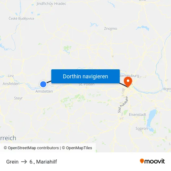 Grein to 6., Mariahilf map