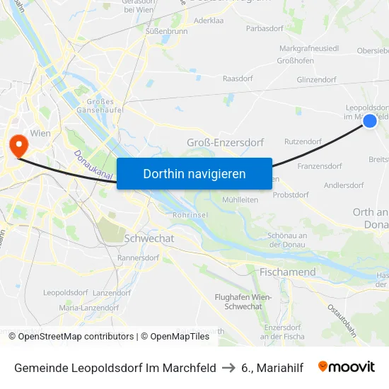 Gemeinde Leopoldsdorf Im Marchfeld to 6., Mariahilf map