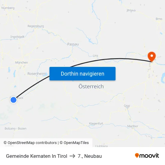 Gemeinde Kematen In Tirol to 7., Neubau map