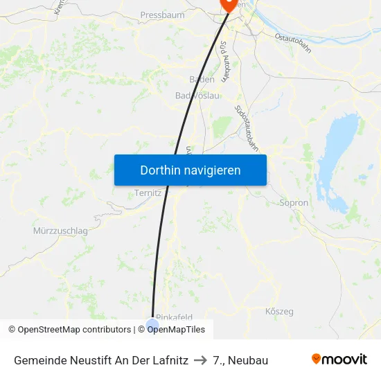 Gemeinde Neustift An Der Lafnitz to 7., Neubau map