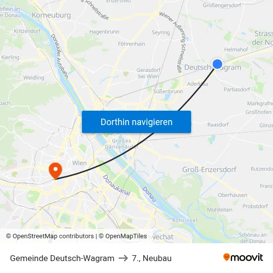 Gemeinde Deutsch-Wagram to 7., Neubau map