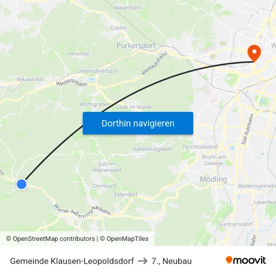 Gemeinde Klausen-Leopoldsdorf to 7., Neubau map