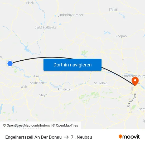 Engelhartszell An Der Donau to 7., Neubau map