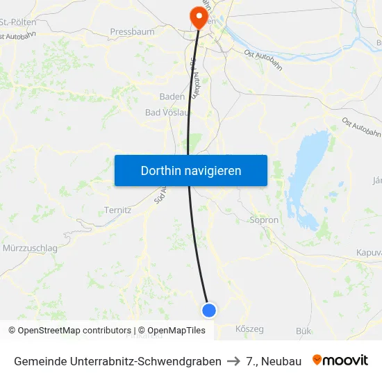 Gemeinde Unterrabnitz-Schwendgraben to 7., Neubau map