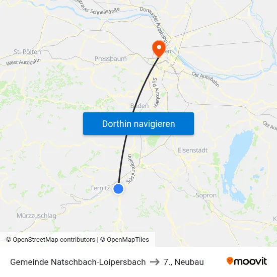 Gemeinde Natschbach-Loipersbach to 7., Neubau map