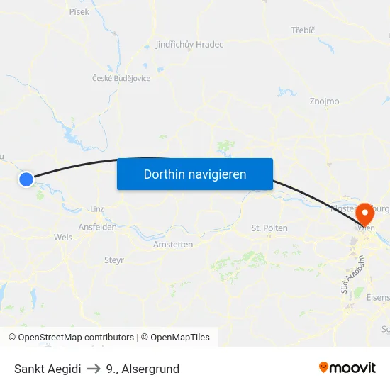 Sankt Aegidi to 9., Alsergrund map