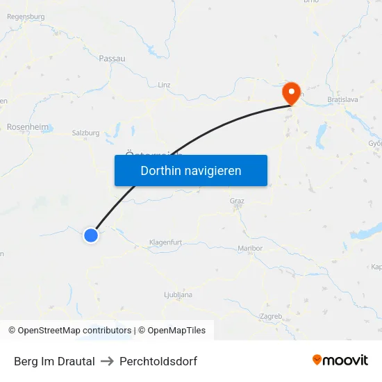 Berg Im Drautal to Perchtoldsdorf map