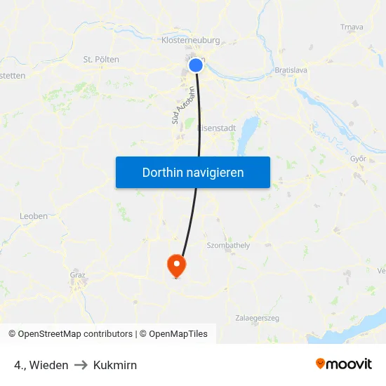 4., Wieden to Kukmirn map