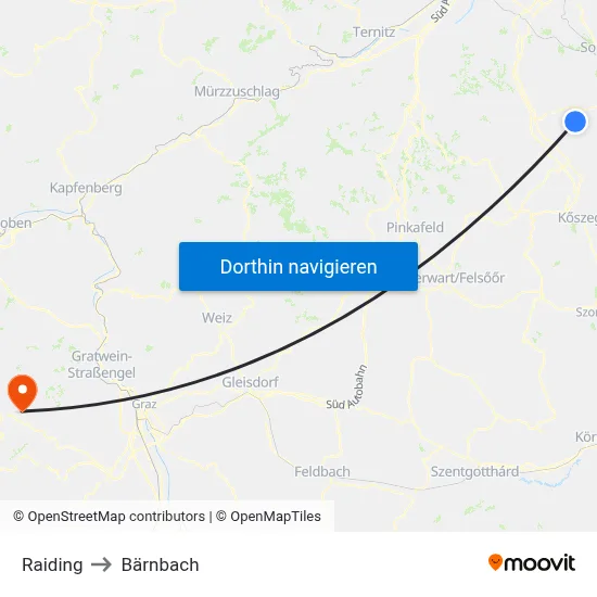 Raiding to Bärnbach map