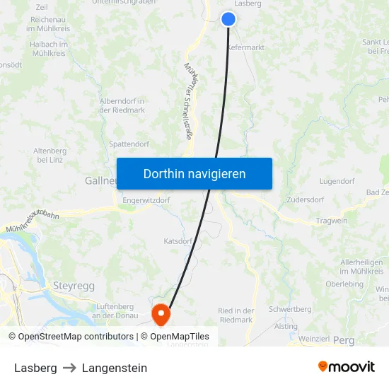 Lasberg to Langenstein map