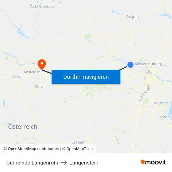 Gemeinde Langenrohr to Langenstein map
