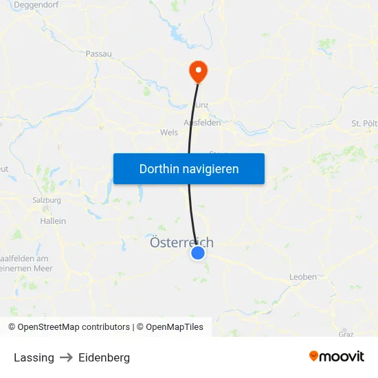 Lassing to Eidenberg map