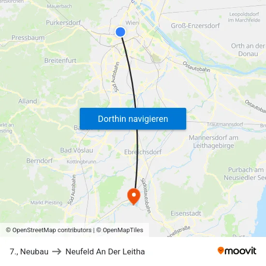 7., Neubau to Neufeld An Der Leitha map