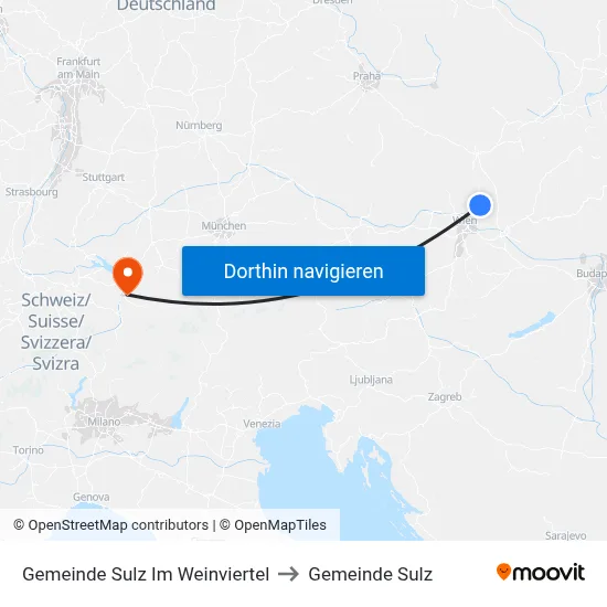 Gemeinde Sulz Im Weinviertel to Gemeinde Sulz map