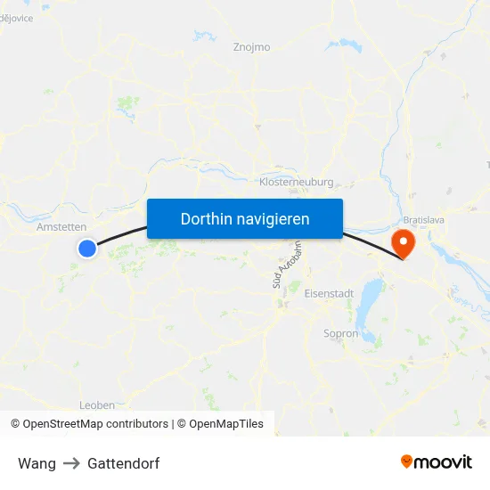 Wang to Gattendorf map