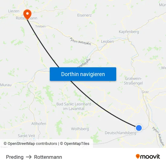 Preding to Rottenmann map