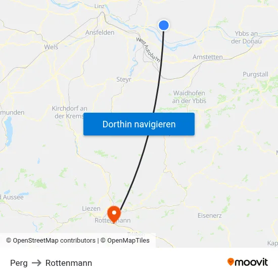 Perg to Rottenmann map
