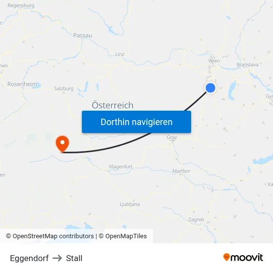 Eggendorf to Stall map