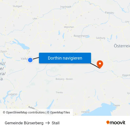 Gemeinde Bürserberg to Stall map