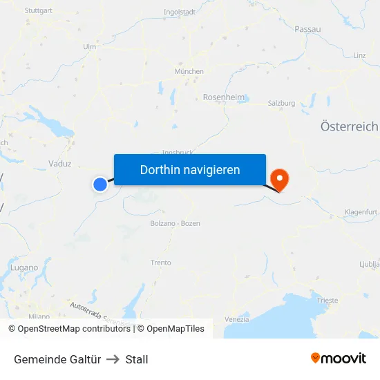 Gemeinde Galtür to Stall map
