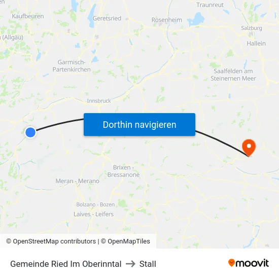 Gemeinde Ried Im Oberinntal to Stall map