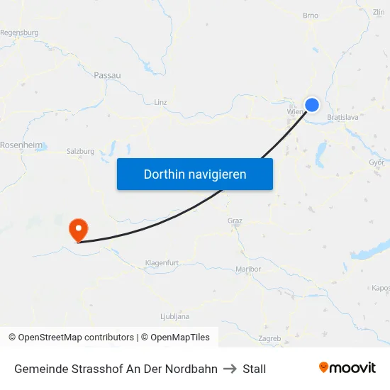 Gemeinde Strasshof An Der Nordbahn to Stall map