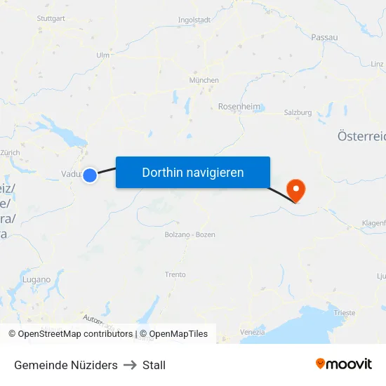 Gemeinde Nüziders to Stall map