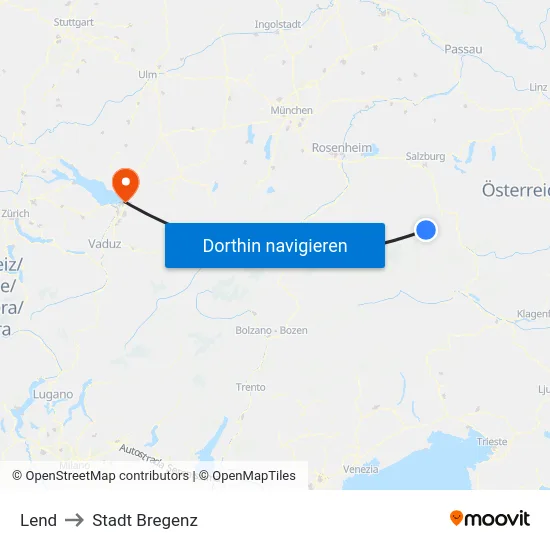 Lend to Stadt Bregenz map
