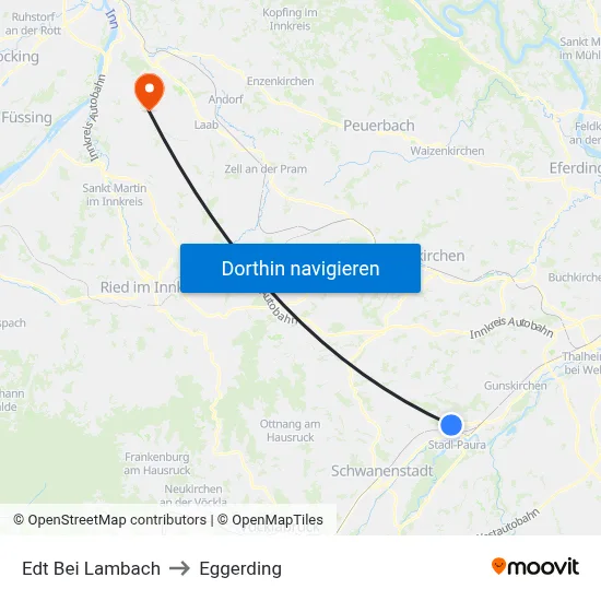 Edt Bei Lambach to Eggerding map