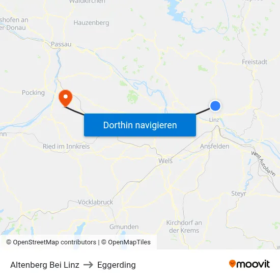 Altenberg Bei Linz to Eggerding map