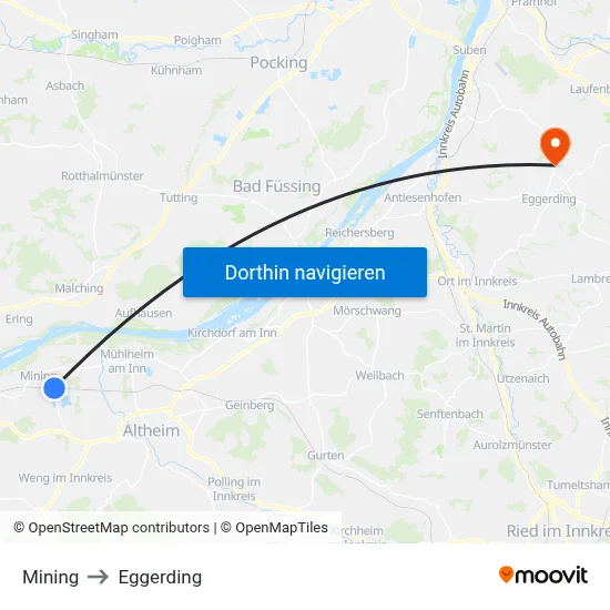 Mining to Eggerding map