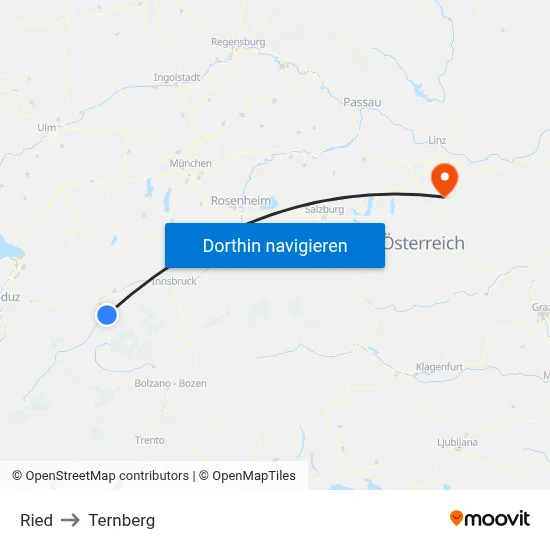 Ried to Ternberg map