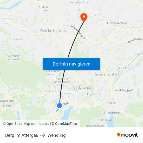 Berg Im Attergau to Wendling map