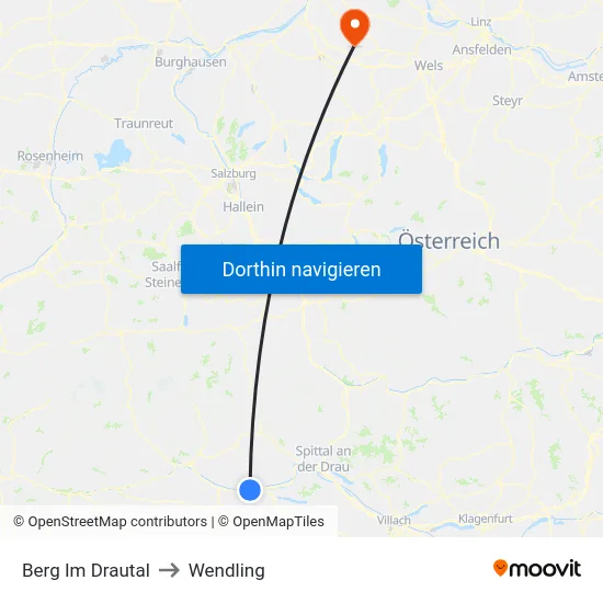 Berg Im Drautal to Wendling map